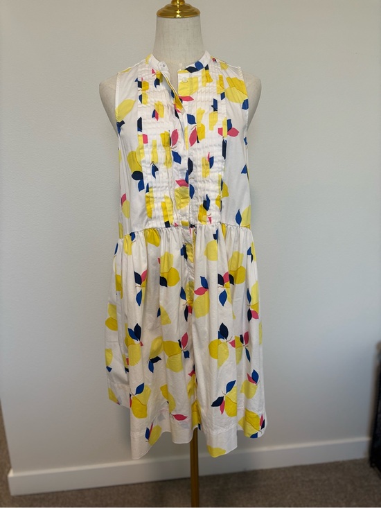 kate spade Dresses & Skirts - kate spade Sleeveless White Dress with Yellow Lemon Print